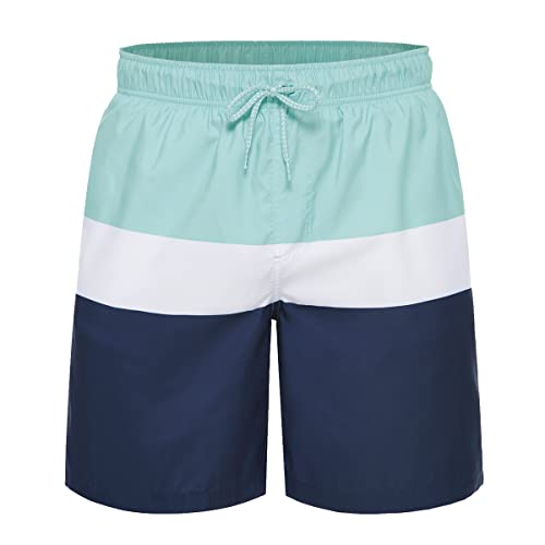 Rokka&Rolla Men's Swim Trunks Quick Dry Board Shorts Bathing Suit